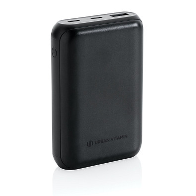 Urban Vitamin Alameda 10.000mAh 18W PD Powerbank, schwarz