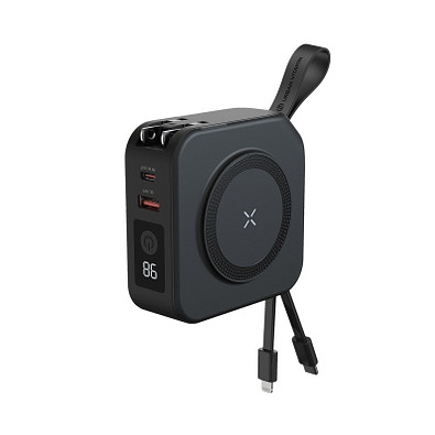 Urban Vitamin Saratoga 5-in-1 universal Charger, schwarz