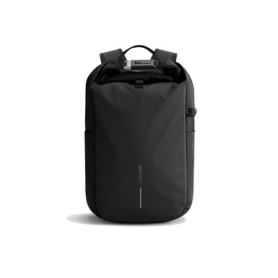 Urban wasserabweisender Anti-Diebstahl Rucksack, schwarz, grau