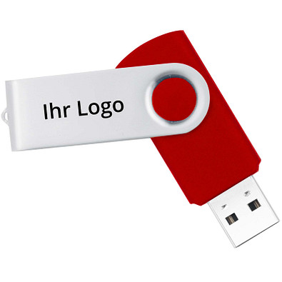 USB-Stick in Metallbox, 8 GB, rot