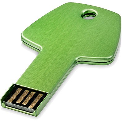 USB-Stick Schlüssel, grün, 2GB