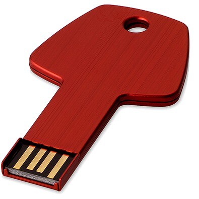 USB-Stick Schlüssel, rot, 2GB