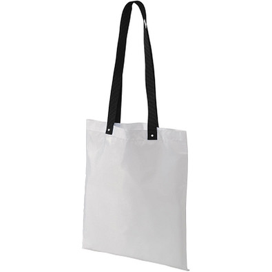 Uto Polyester Tragetasche, weiss,schwarz Uto Polyester Tragetasche, weiss,schwarz