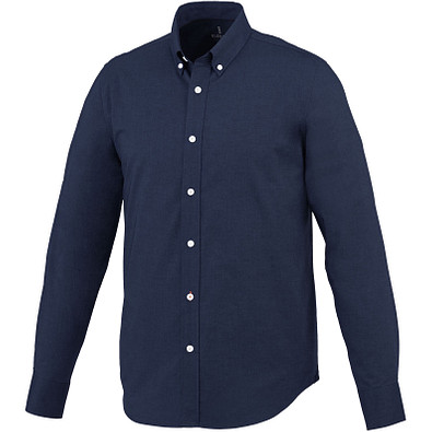 Vaillant langärmliges Hemd, navy, M