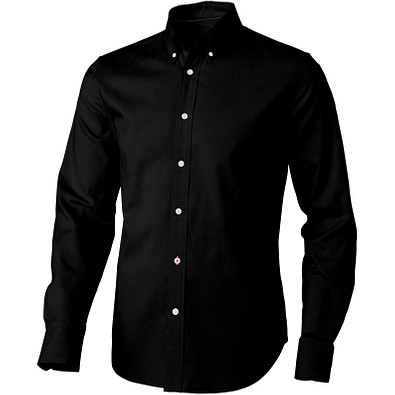 ELEVATE Herren Langarm Hemd Vaillant, schwarz, XS ELEVATE Herren Langarm Hemd Vaillant, schwarz, XS