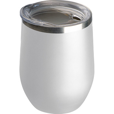 Vakuum-Edelstahl Trinkbecher 380ml, weiss