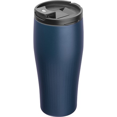 Vakuum Edelstahltrinkbecher, 500ml TOMMASO, dunkelblau