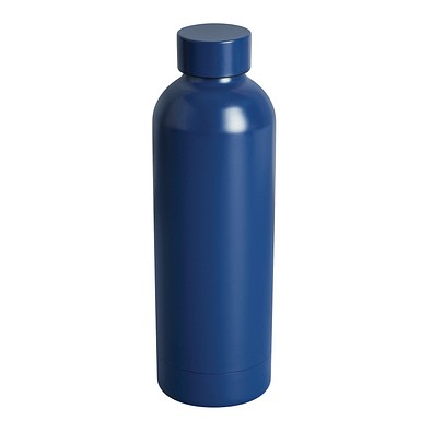 Vakuum-Isolierflasche GET WARM,marineblau