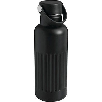 Vakuum-Isolierflasche WAVE TRAIL,schwarz