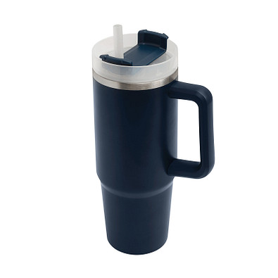 Vakuum-Trinkbecher DRINK DELUXE,marineblau