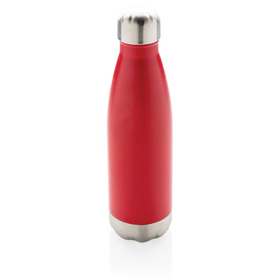 XD COLLECTION Vakuumisolierte Stainless Steel Flasche, 500 ml, rot