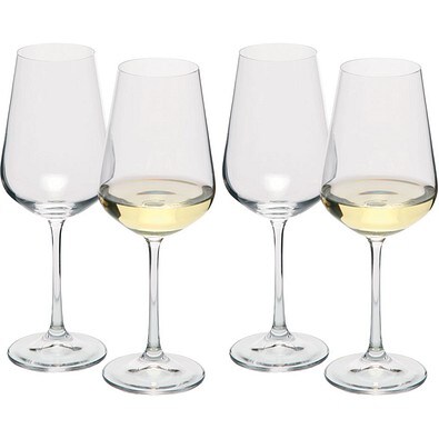 Vanilla Season® MORETON 4er Set Bohemia Crystal Weißweingläser
