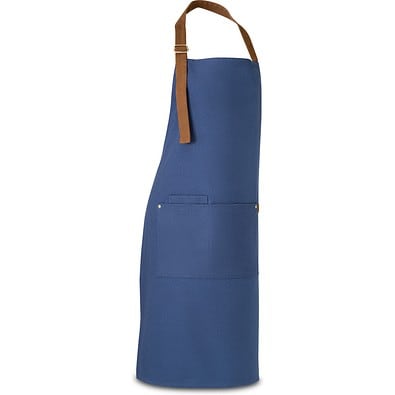VESPER Schürze mit Metalldetails, Blau