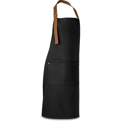 VESPER Schürze mit Metalldetails, Schwarz