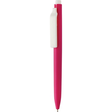 Vibe GRS-zertifizierter rABS-Stift mit Ultra-Glide-Tinte, rosa, weiß