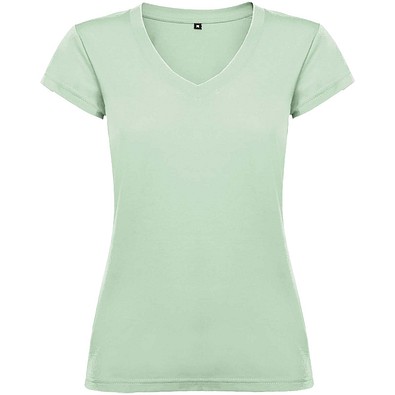 Victoria T-Shirt mit V-Ausschnitt für Damen, Mist Green, S