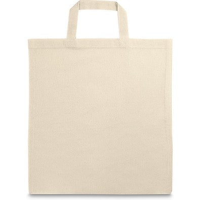 VICTORIA. Tragetasche aus 100% Baumwolle (100 g/m²), Naturhell