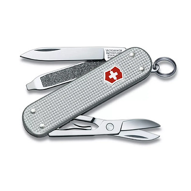 VICTORINOX Taschenmesser Classic SD ALOX, silber