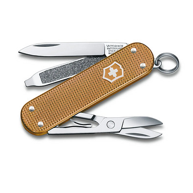 VICTORINOX Taschenmesser Classic SD ALOX, braun
