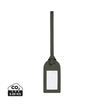 VINGA Baltimore Gepäckanhänger aus RCS recyceltem Polyester, grün