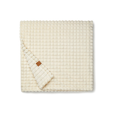 VINGA Branson Decke aus GRS recyceltem PET, beige