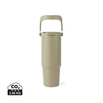 VINGA Eos Trek 880ml Flasche aus RCS rec. Stainless-Steel, grün, grün
