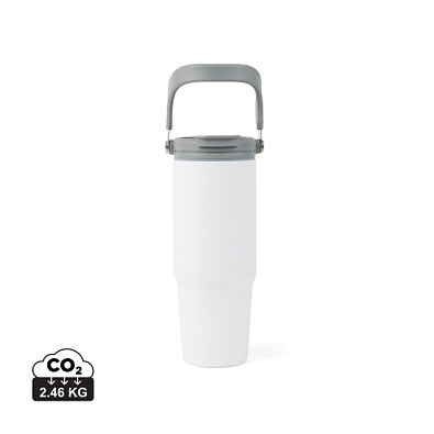 VINGA Eos Trek 880ml Flasche aus RCS rec. Stainless-Steel, weiß, grau