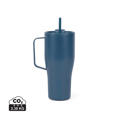 VINGA Eos Voyager 800ml Flasche aus RCS rec. Stainless-Steel, navy blau, navy blau