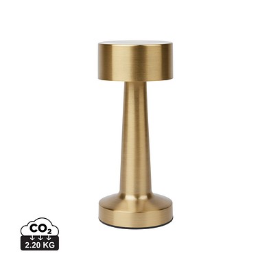 VINGA Maris Tischleuchte aus RCS recyceltem ABS, gold