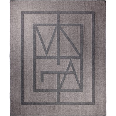 VINGA Monogram GRS Decke, grau