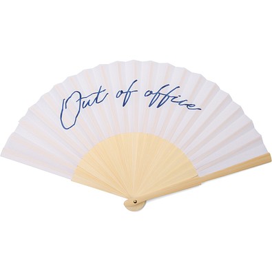 VINGA Out-of-office Handfächer, weiß, navy blau