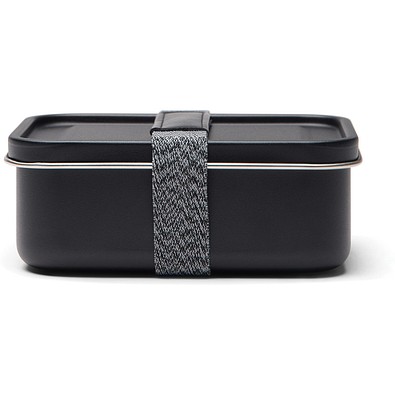 VINGA Parks Lunch-Box aus RCS Stainless-Steel, schwarz