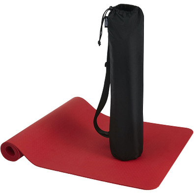 Virabha Yogamatte aus recyceltem TPE, rot