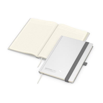 Geiger-Notes Vision-Book Creme A5 Bestseller, inkl. Silberprägung, weiß