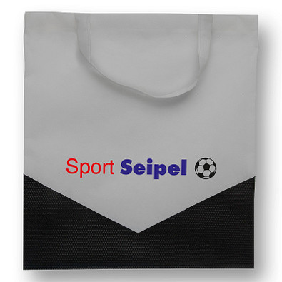 Joytex® Vliestasche Arrow, hellgrau/schwarz