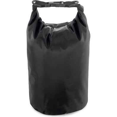 VOLGA. Wasserdichter Rucksack aus Plane, Schwarz