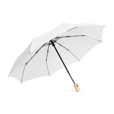 Automatik Windproof-Taschenschirm Calypso, weiß