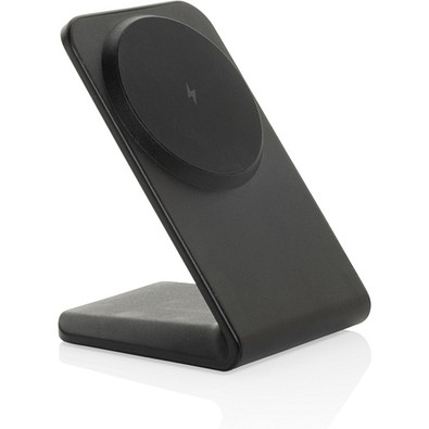 VoltPerch 15W magnetischer Wireless Charger aus RCS rec. ABS, schwarz