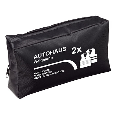 Warnwesten-Set Kompakt, schwarz