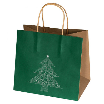 Weihnachtstasche klein, grün