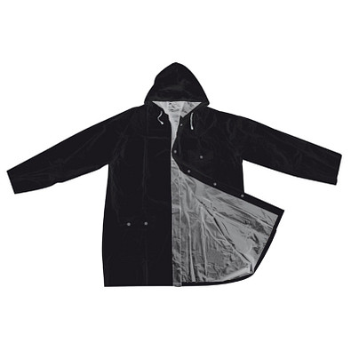 Wende-Regenjacke Nanterre,schwarz / silber