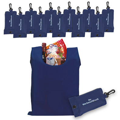 Werbe-Sparset: Einkaufstaschen, 80-tlg., inkl. Druck, kobaltblau