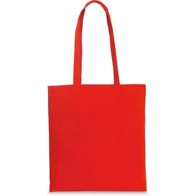 WHARF. Tragetasche aus 100% Baumwolle (100 g/m²), Rot