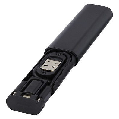 Whiz recyceltes modulares Ladekabel, schwarz