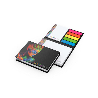 Geiger-Notes Haftnotizen Wien Individuell Bestseller matt, inkl. Druck auf Umschlag & Haftnotizen, schwarz