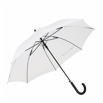Automatik-Stockschirm Comfort, weiß