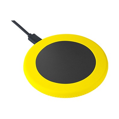 Wireless Charger REEVES-myMATOLA, schwarz/gelb