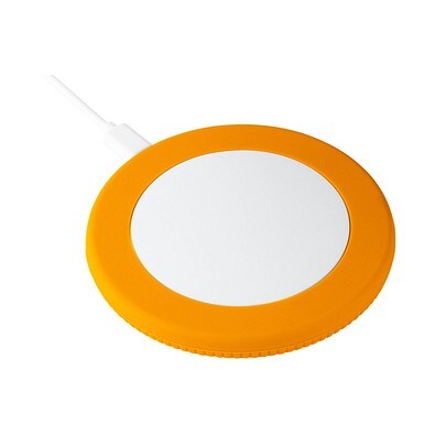 Wireless Charger REEVES-myMATOLA, weiß/orange