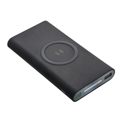 reeves® Powerbank Wireless charging Kiev, 8.000 mAh, schwarz reeves® Powerbank Wireless charging Kiev, 8.000 mAh, schwarz