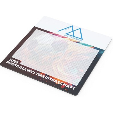 Geiger-Notes WM-Haftnotiz-Mousepad, Motiv Feuerball, inkl. Druck